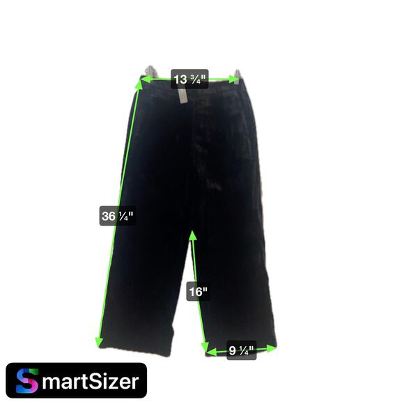 J Crew Pull On Peyton Pant in Black Velvet NEW With Tags Size 6 - Picture 5 of 7